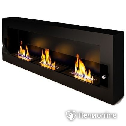 Биокамин ЭкоЛайф Fire Line Glass black burgundy в Великом Новгороде